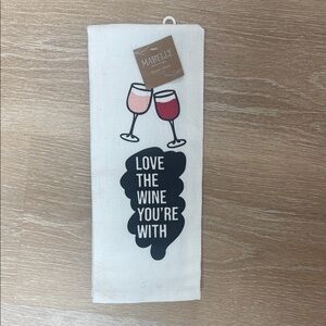 🌸Wine Themed Kitchen Towel